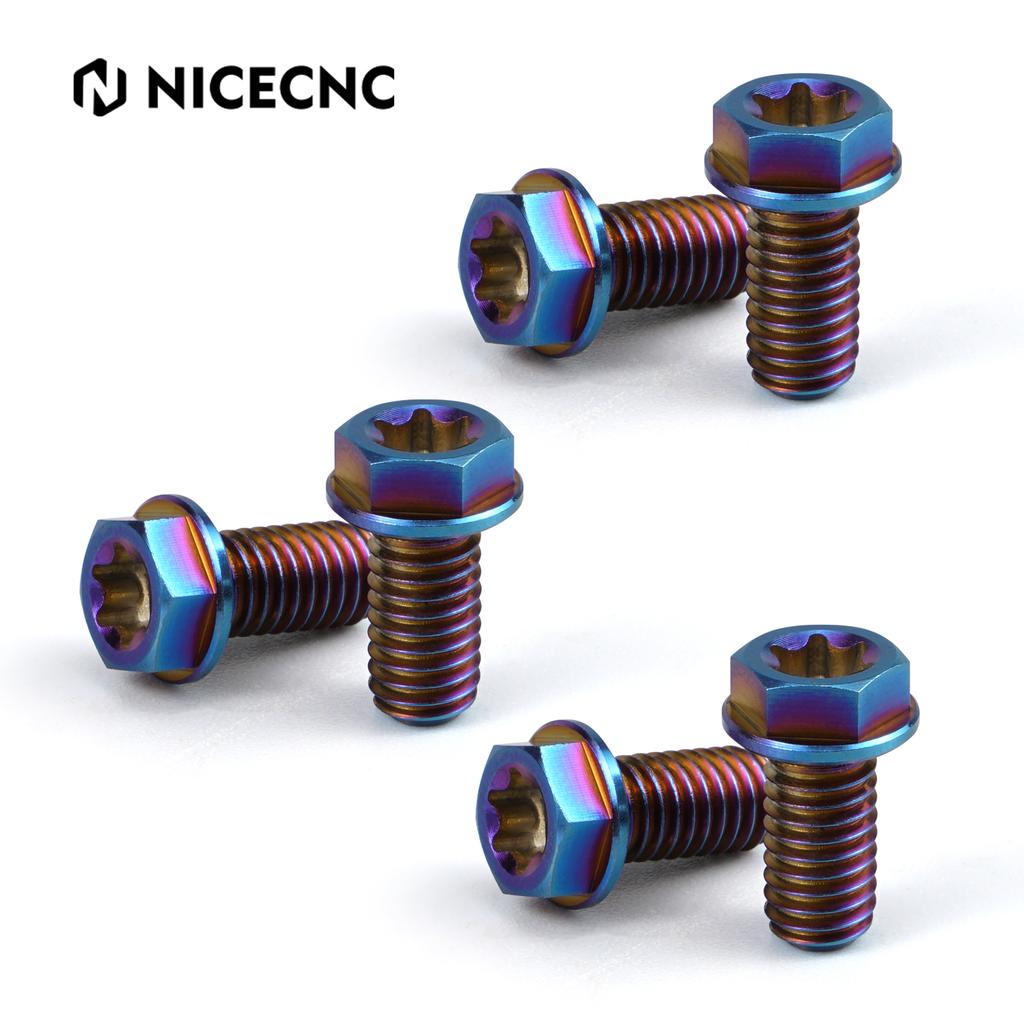 NICECNC Для Surron Light Bee X S L1E M5X10 M6X13 Передние Задние Винты Тормозного Диска Для Segway X160 X260 Электро-кроссовый Велосипед 2025