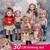30 см мини подвижная 23 шарнирная кукла игрушка для девочек 3D большие глаза BJD принцесса полная одежда коллекция платьев детская кукла подарок