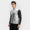 FILA Vests Men's Rosemary Gray Stand Collar Moderate Urban Techwear