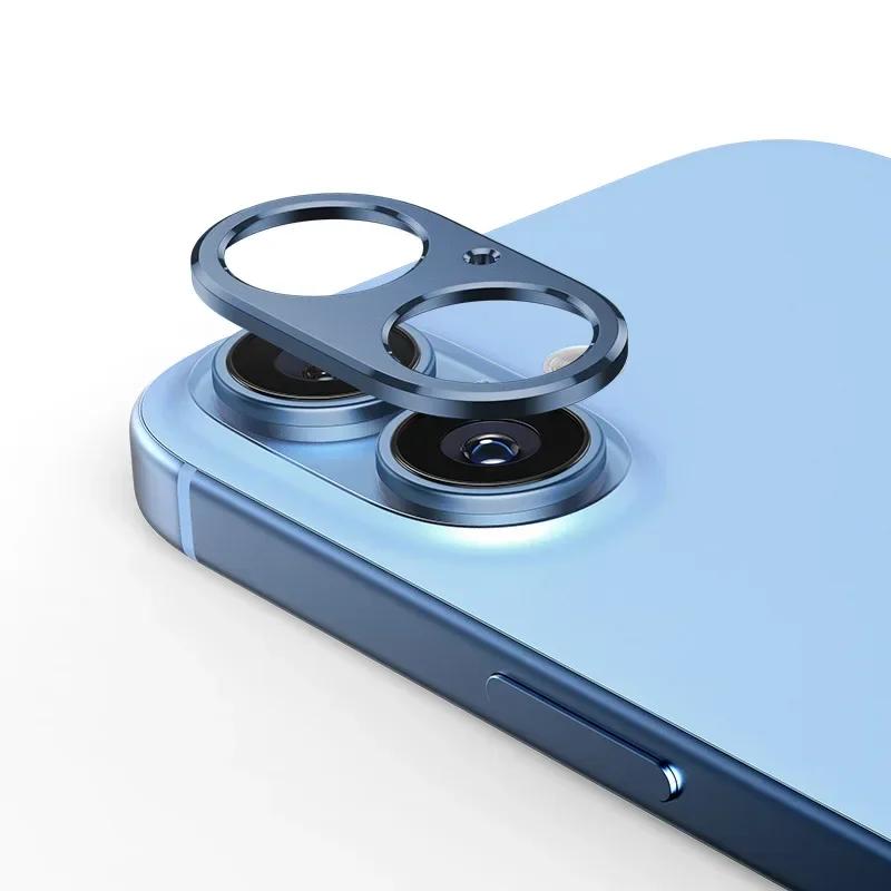 Aluminum Metal Rear Camera Lens Protector for IPhone 16 Pro Max 16Plus 16Pro 16ProMax Lens Cover Screen Protector Lens Ring Film