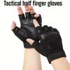 Тактические перчатки для фитнес-тренировок для мужчин, для упражнений в зале, для улицы, тактические дышащие сетчатые перчатки, для велоспорта, для силовых тренировок