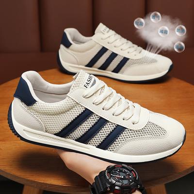2025 Мужские летние дышащие парусиновые туфли Forrest Gump Shoes Мужские кроссовки для бега Повседневная спортивная обувь Маленькие белые туфли Board