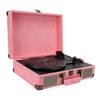 Portable Phonograph Bluetooth 5.0 Turntable 334578 RPM Vinyl Record Player 100‑240Vpink UK