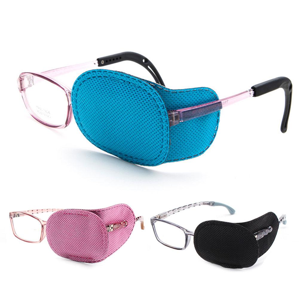 Blue And Pink Covered Eye Mask Glasses Accessories Strabismus And Amblyopia Correction Eye Mask Amblyopia Training Eye Mask