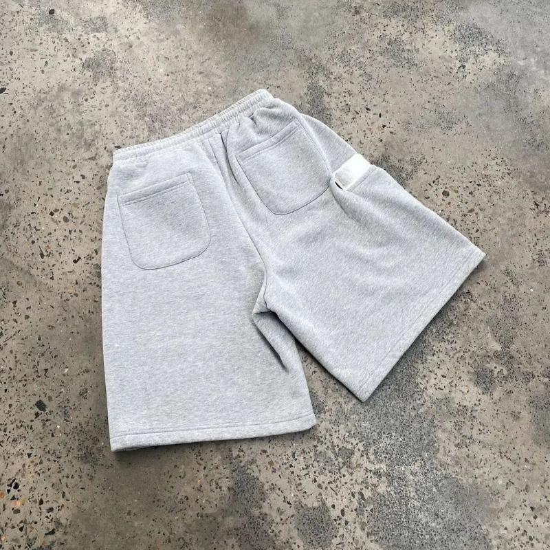 Европейские и американские летние однотонные свободные спортивные повседневные брюки в стиле хип-хоп с завышенной талией