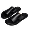 Fashion Comfy Summer Men's Classic Casual Slippers Leather Slippers Lightweight Stylish Outdoor Indoor Shoe Durable Non - Slip Slippers