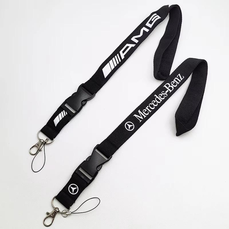 XKD1 Benz Lanyard Keychain For Mercedes AMG W203 W204 W205 W212 W246 A B C E CLA GLA GLC CLE GLS Class Interior Mouldings GBSJGS-BA