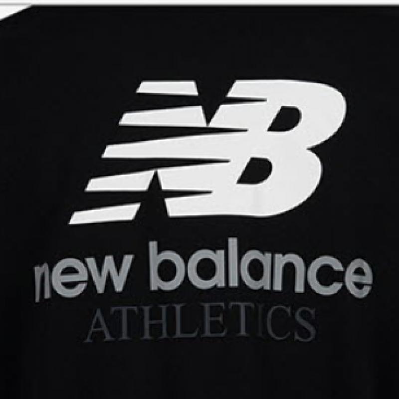 New Balance Футболка с коротким рукавом Zqc Nbned2s031 19 Спортивная футболка с ремастеринговым рисунком из хлопка  