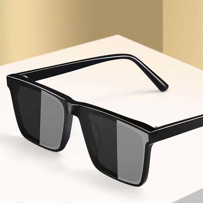 Солнцезащитные очки мужские Ruffian Handsome Driving Sunglasses Square Frame Women's Glasses UV Protective Sunglasses