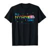 Футболка с принтом Nyan Cat All Nyan Long Rainbow Internet Cat Funny Meme Для Мужчин Женщин 100% Хлопок Футболки С Коротким Рукавом 0212-1 - ...