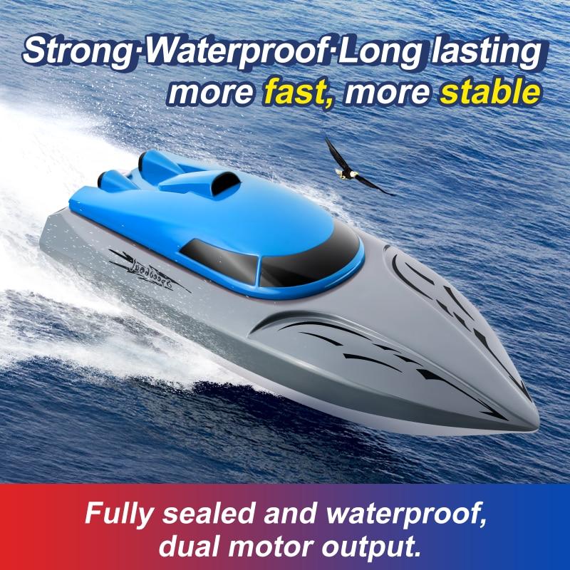 High-speed Yacht RC Boats 2.4G Upgraded Remote Control Ship Charging Version Summer Toys for Competition Gift