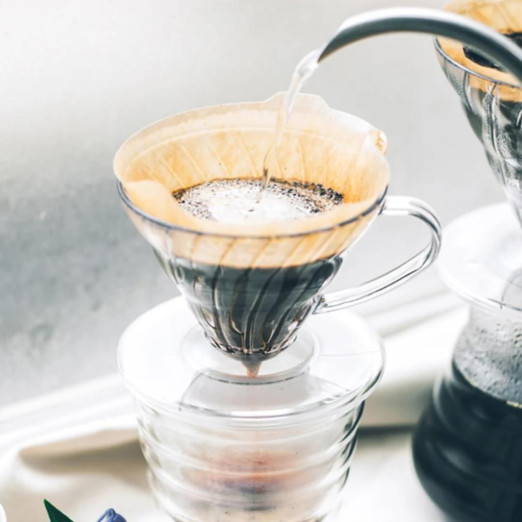 Hario V60 Прозрачная капельница 01 Прозрачная для 1–2 чашек кофе Ручная капельница Сделано в Японии VDR-01-T
