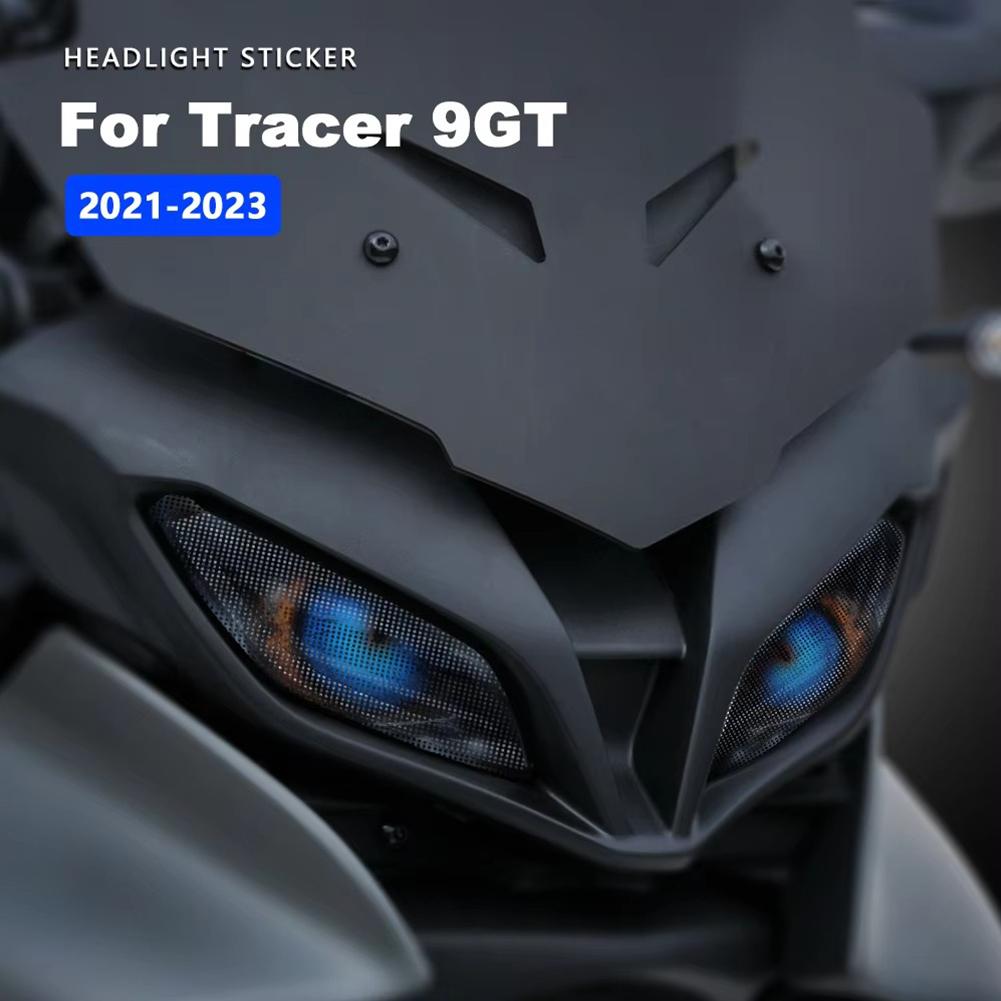 Наклейка на фару Водонепроницаемые наклейки для мотоцикла Yamaha Tracer 9 GT 2024 2024 2024 Аксессуары Наклейки на мотоцикл Tracer 9GT