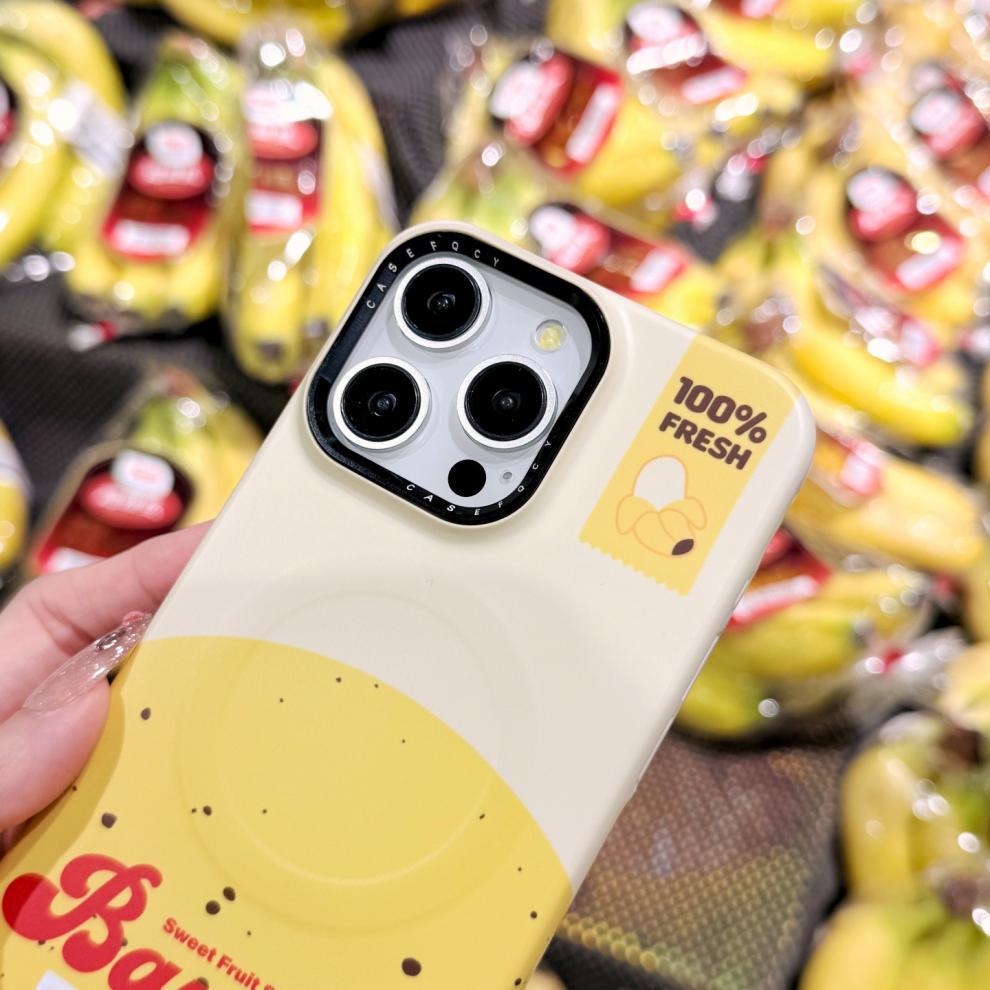 Съемный магнитный чехол-банан для iPhone 14, 15 Pro Max, 17 Pro Защитная крышка