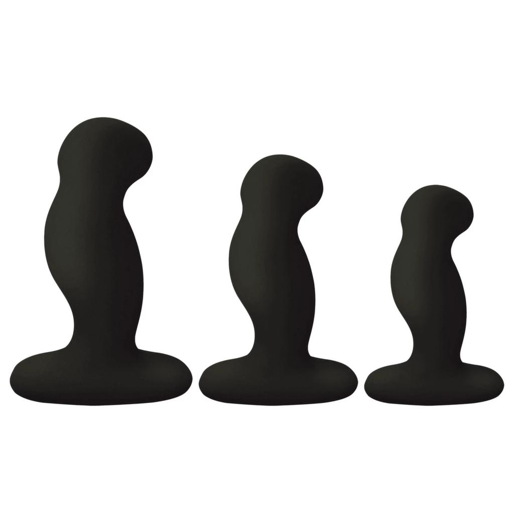 Vibrating Butt Plug Set - Nexus G-Play Trio+ Black