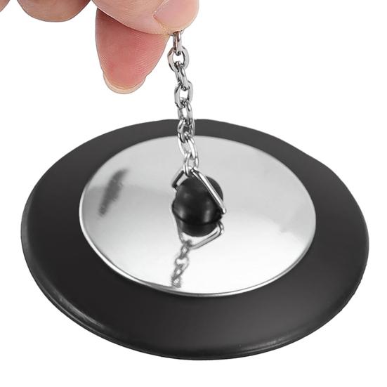 Резиновая заглушка для слива раковины с удобным крючком, средство для предотвращения засора раковины, необходимый аксессуар для раковины для домовладельцев