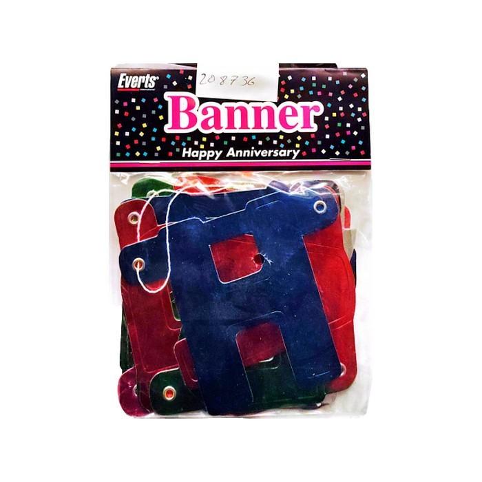 Баннер с поздравлениями с юбилеем Эвертса