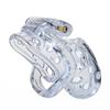 Male Chastity Lock Compact Chastity Belt with Lock Cock Cage Restraints Breastable Chastity Cage SM Couple Slave Adult Toys with 4 Cock Rings (S)