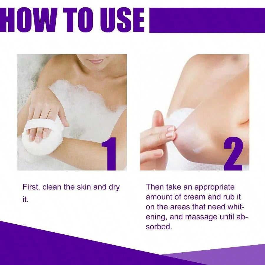 Skin Lightening, Whitening, Brightening Complexion, Armpit Knees, Elbow Moisturizing Cream, Moisturizing and Lightening Black Skin Concealer.