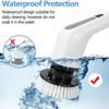 7 в 1 Белая беспроводная электрическая щетка для чистки, очиститель окон и стен, электрическая турбо-щетка, вращающийся скраббер, инструменты для уборки кухни и ванной комнаты