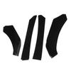 4PCs Front Bumper Chin Spoiler Glossy Black Style Universal Front Bumper Chin Spoiler Splitter