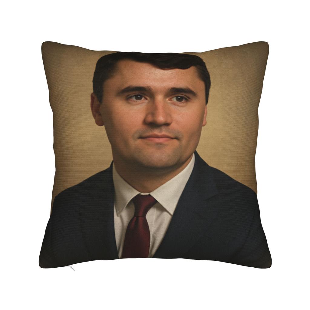 Наволочка Чарли Кирк Никогда не сдавайся Никогда не отступай Милая Забавная Наволочка Для Дивана Софы Спальни
