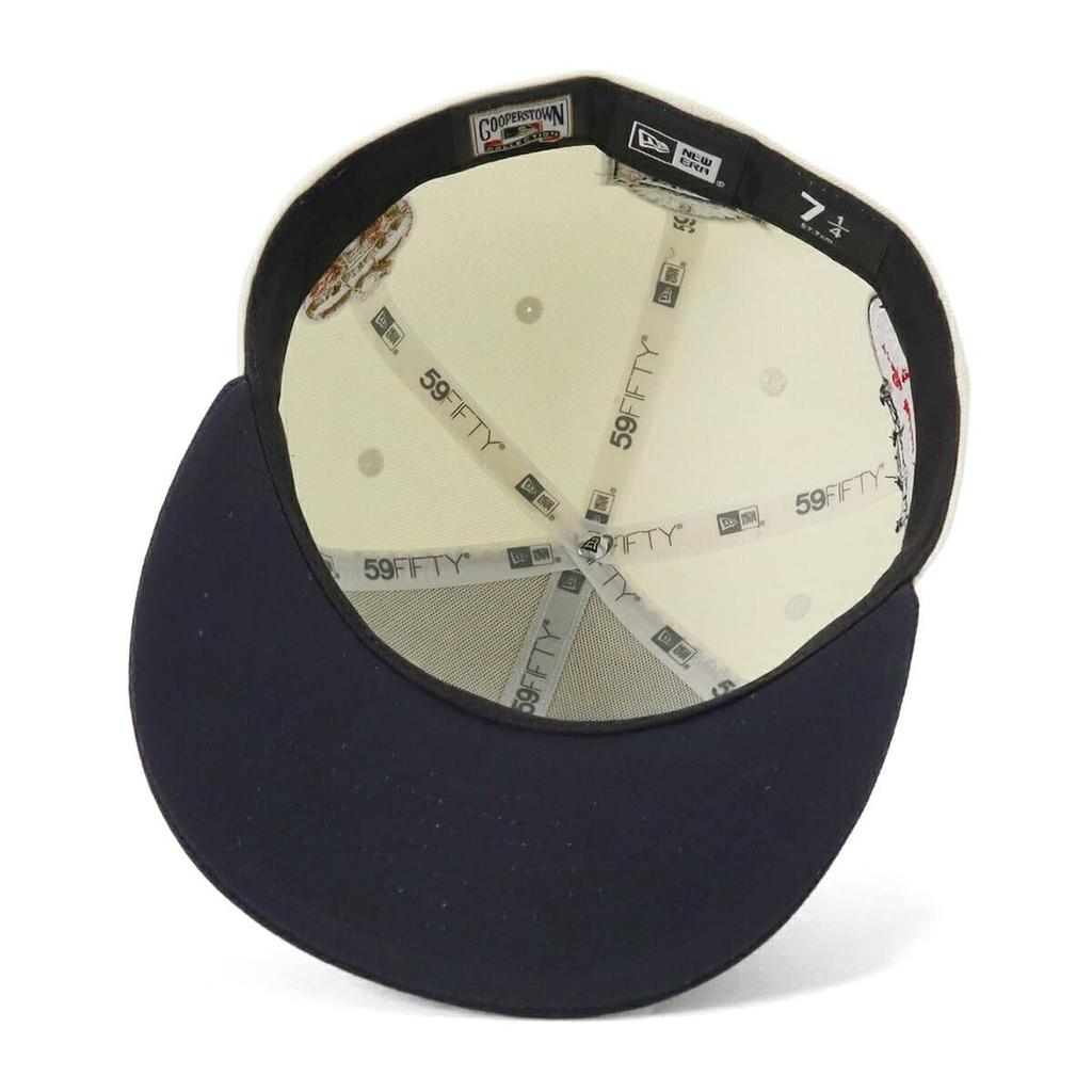 New Era Кепка Newera 59FIFTY 14335311 NER34C6620 MLB New York Yankees NY Белая по всей поверхности Под козырьком Специальный заказ ONSPOTZ Кепка Gokyu Fifty 5950 Прямая