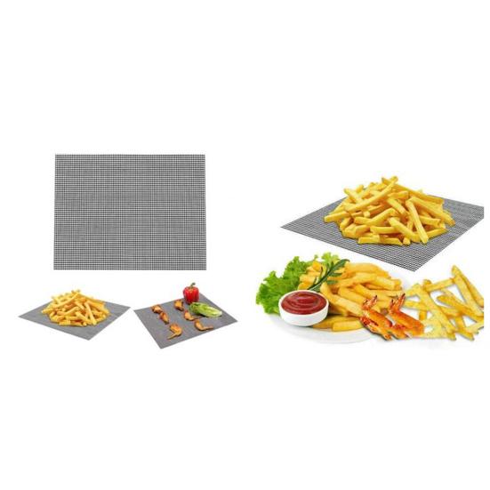 Коврик для гриля для барбекю предотвращает падение еды, равномерно приготовленный на гриле, антипригарный, устойчив к высоким температурам, легко чистится, коврик для гриля