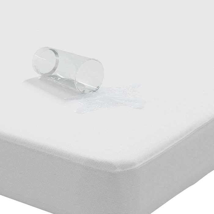 VidaXL Protège-matelas blanc 90x200 cm imperméable,drap de lit,literie,housse de drap-housse,drap-housse,housse de 4100151