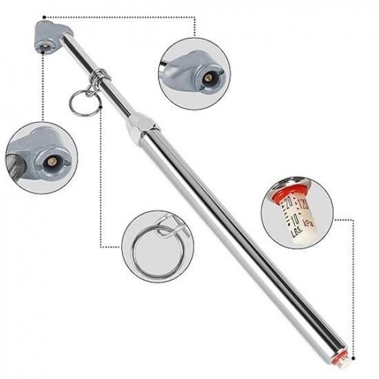 10-160LBS Tire Pressure Gauge for Car, Truck, Bike, Motorcycle, Dual Head