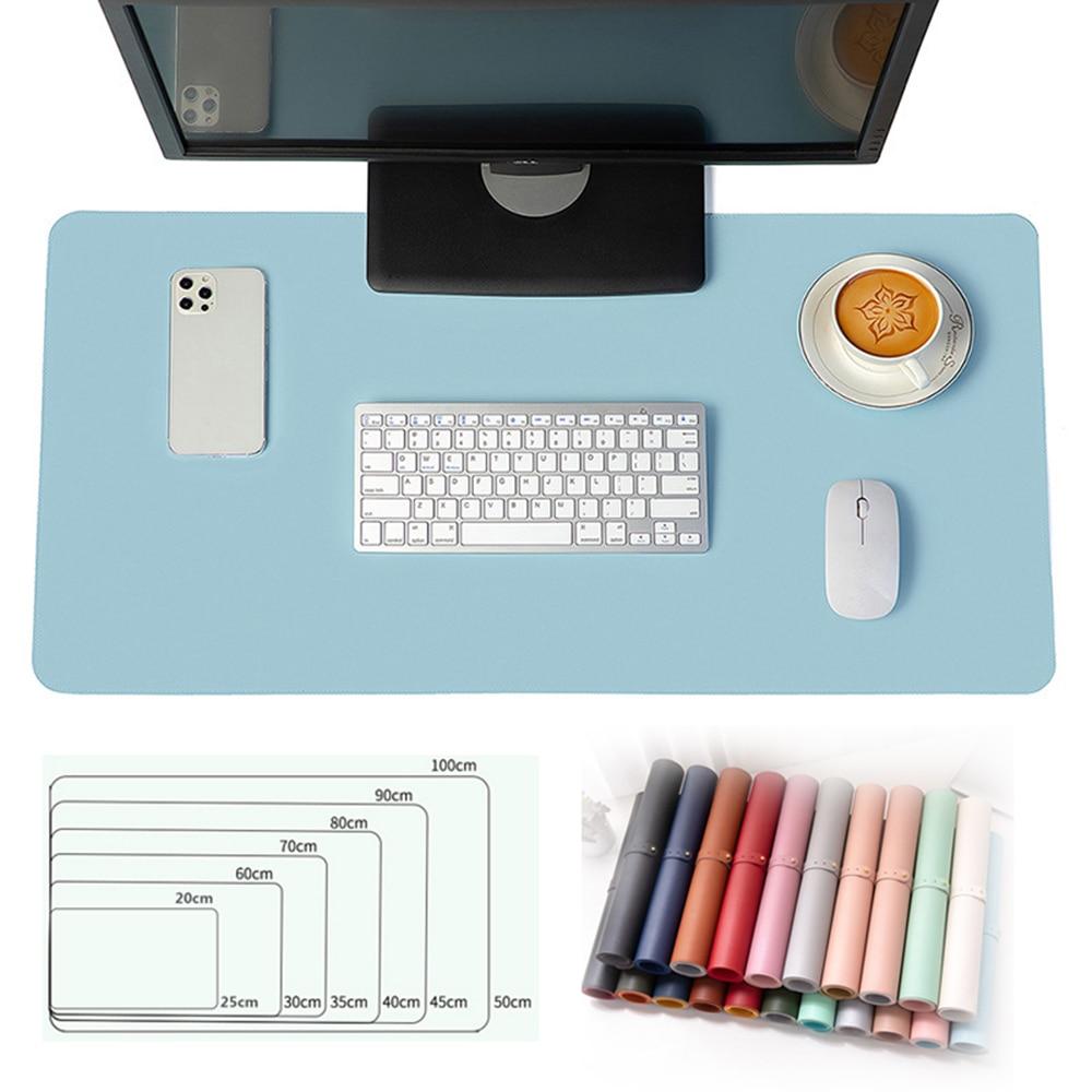 Коврик для мыши офисный стол игровой коврик для мыши водонепроницаемый искусственная кожа настольный коврик компьютерный коврик для мыши клавиатура настольный коврик для офиса и дома