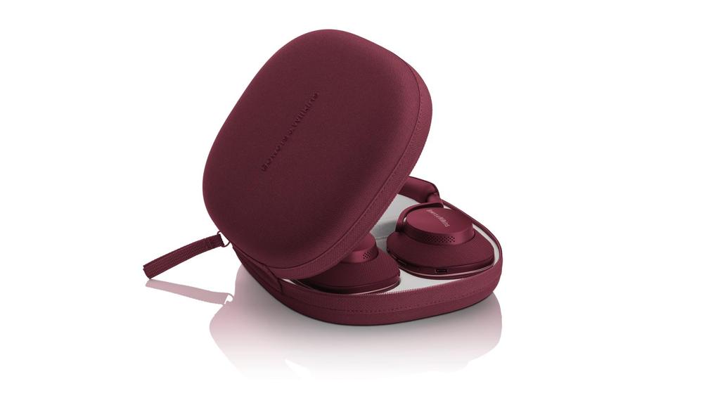 Bowers Wilkins Noise Canceling Wireless Headphones Ruby Red & Over-Ear Px7S2E/RR