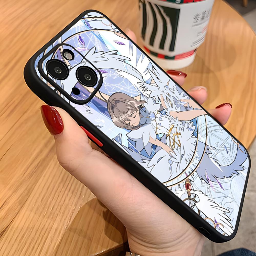 Чехол для телефона Cardcaptor Sakura для iPhone 17 16 15 Pro Max 14 Pro 1613 11 12 Mini Xs Xr Plus Se Матовая задняя крышка