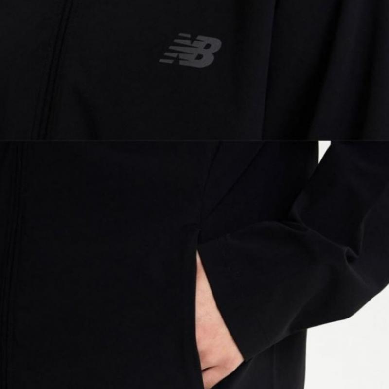 New Balance Униформа Трикотаж Стойка Воротник Молния Nbmdfco113 19 Толстовка Верх