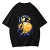 Men Loose T-Shirt Casual Cotton T Shirt Astronaut Breathable Tops Hippie Clothes Streetwear Harajuku Short Sleeve Tees 2024 New