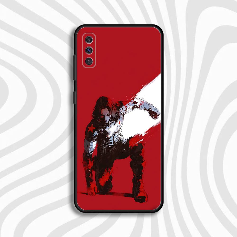 W-Winter S-Soldier B-Bucky Phone Case For Samsung S10,S21,FE,S21 ,S26,S25,S24,S23,Ultra,S9,S22,Plus Black Shockproof TPU