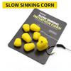 15pcs Carp Fishing Bait Slow Sinking Corn Size S L Pop Up Boilies Fishing Boile Bait Stops For Carp Fishing Combination Rig Terminal Tackle