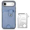 For iPhone Air Case Card Slots Kickstand Phone Back Cover with Card Tool