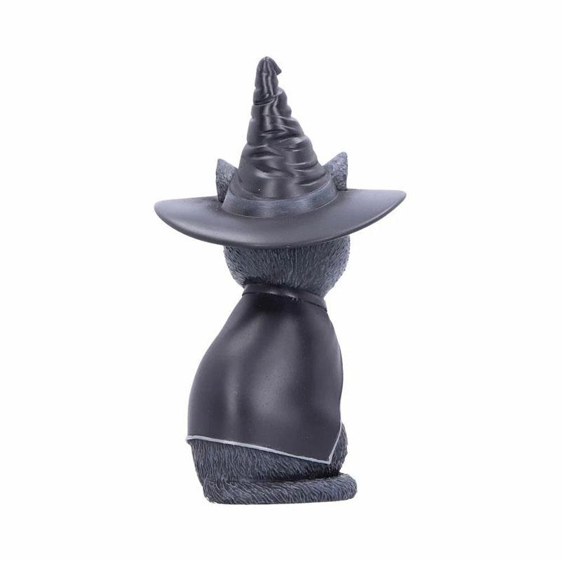 Witches Hat Occult Cat Figurine Desk Ornament Halloween Gift Cute Cat Decor