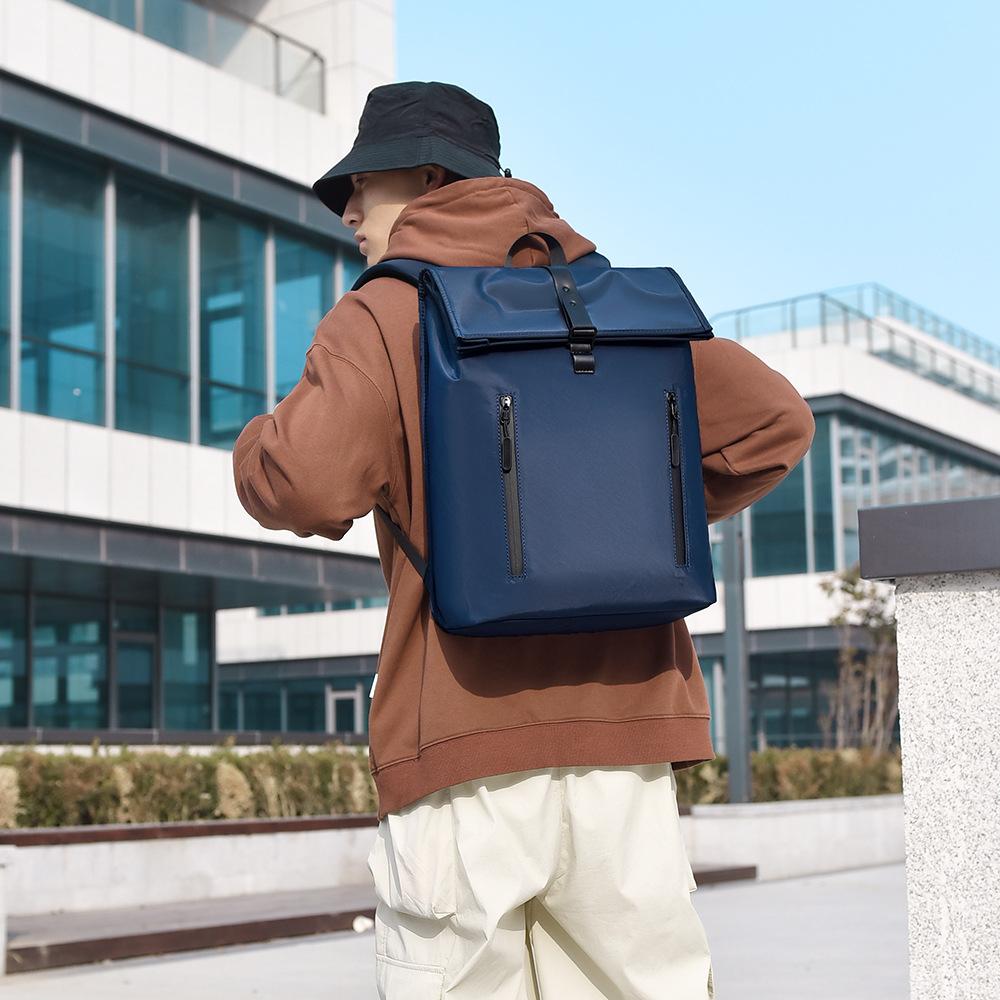 Мужская сумка для компьютера через плечо, большой вместительный дорожный рюкзак, простой дорожный рюкзак, сумка для колледжа