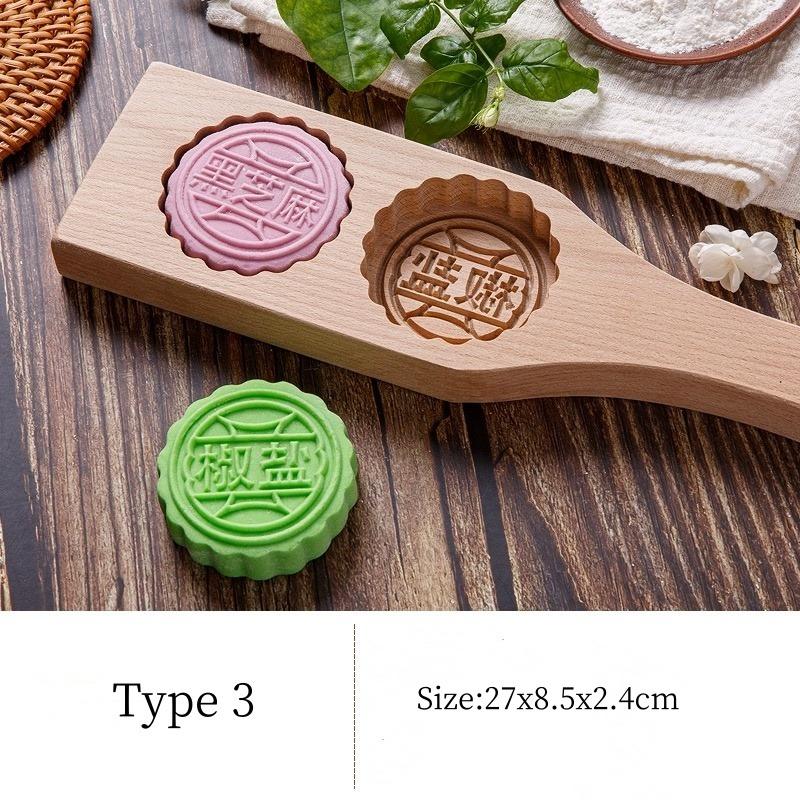 Деревянные формы для лунных кексов Mooncake Maker Wood Press Cake Wood Mold Wax Melt Molds Wooden Press Tool Chinese Style