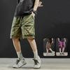 Летние шорты-карго Ice Oxygen, мужские новые модные свободные спортивные брюки, брюки пять четвертей с несколькими карманами