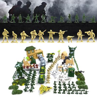 Военная Игрушка Модель Фигурка Действия Пластиковые Солдаты Фигурки Армейских Человечков Солдаты Самолеты Танки Башня Диорамы