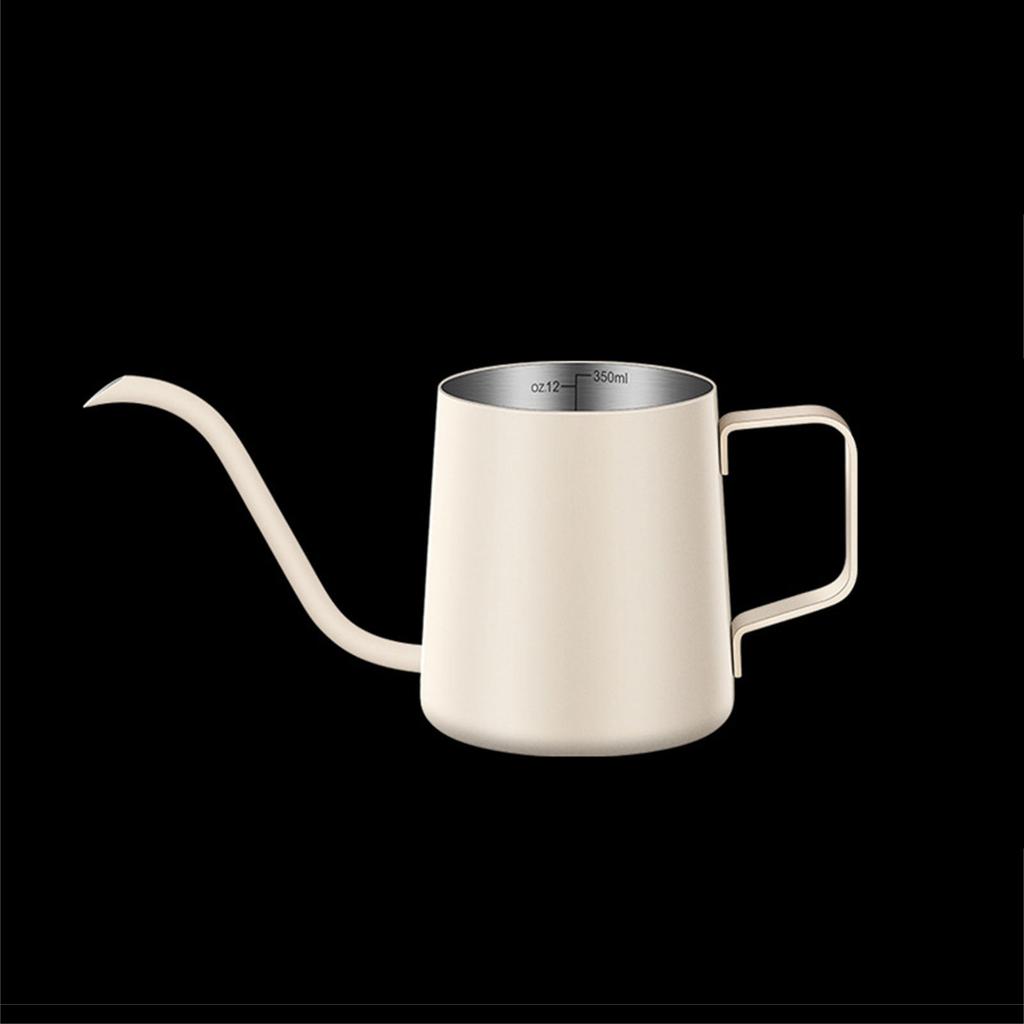 Чайник для заваривания кофе с гибким носиком, кофейник из нержавеющей стали, длинный узкий носик, капельный чайник, простой в использовании