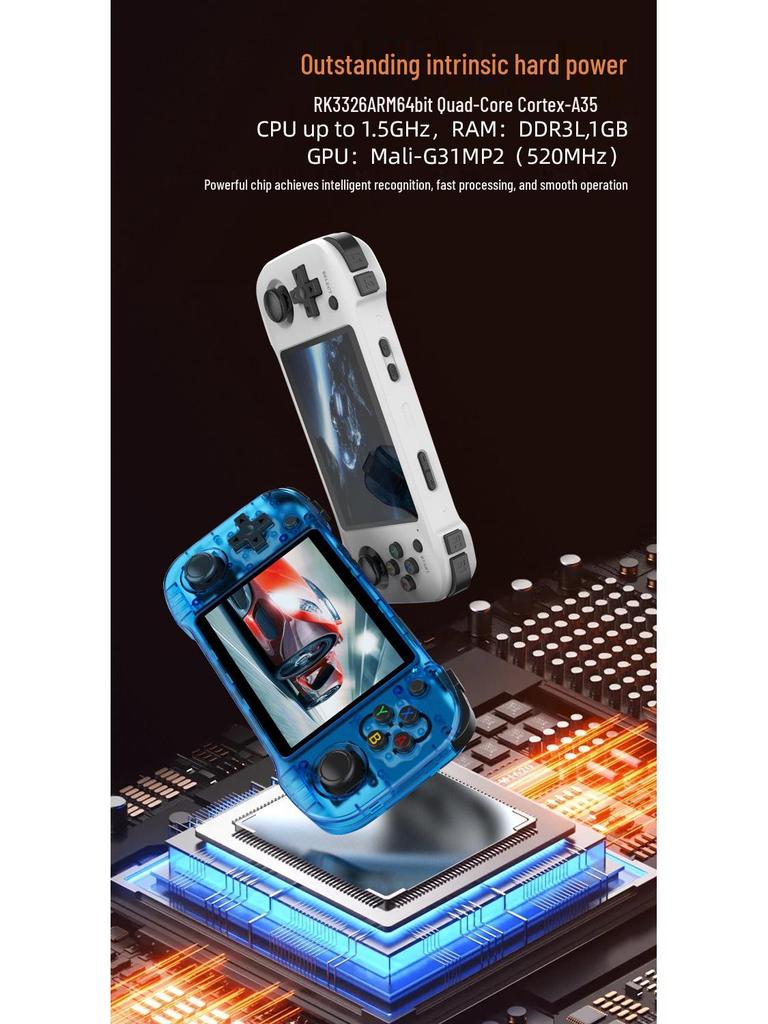 R46H Портативная 4.5\" HD IPS Ретро Игровая Консоль на Linux