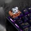 Милые Кошачьи Смоляные Кейкапы Персонализированные Совместимые с Cross Switch для Механической Клавиатуры DIY Запасные Аксессуары