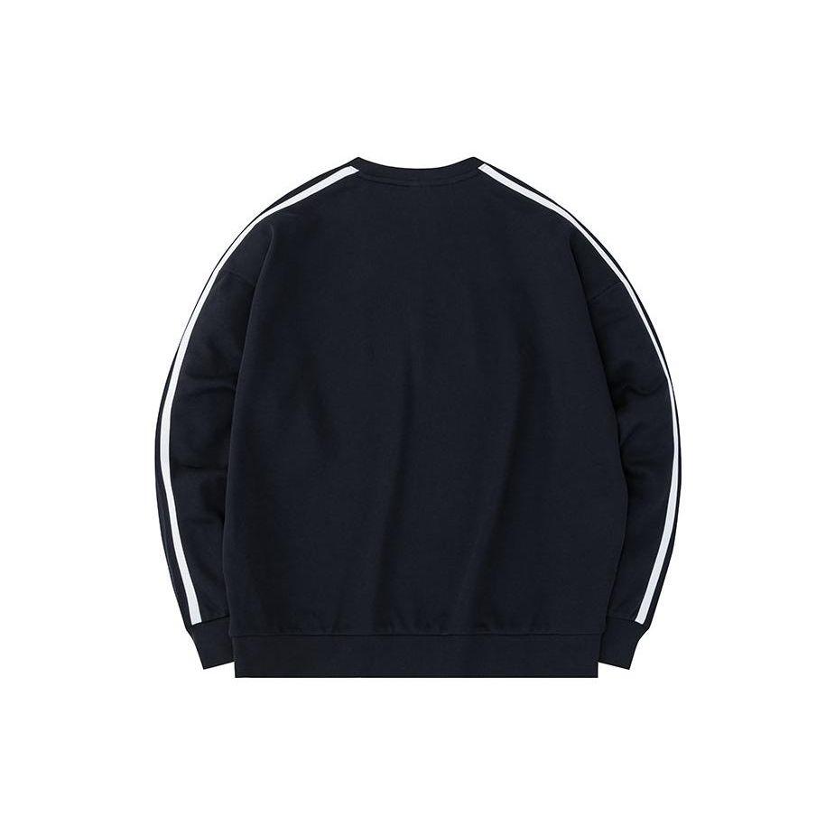 Anta Толстовка с круглым вырезом и надписью Letter, мужские топы, базовый цвет, черный 952338704-3