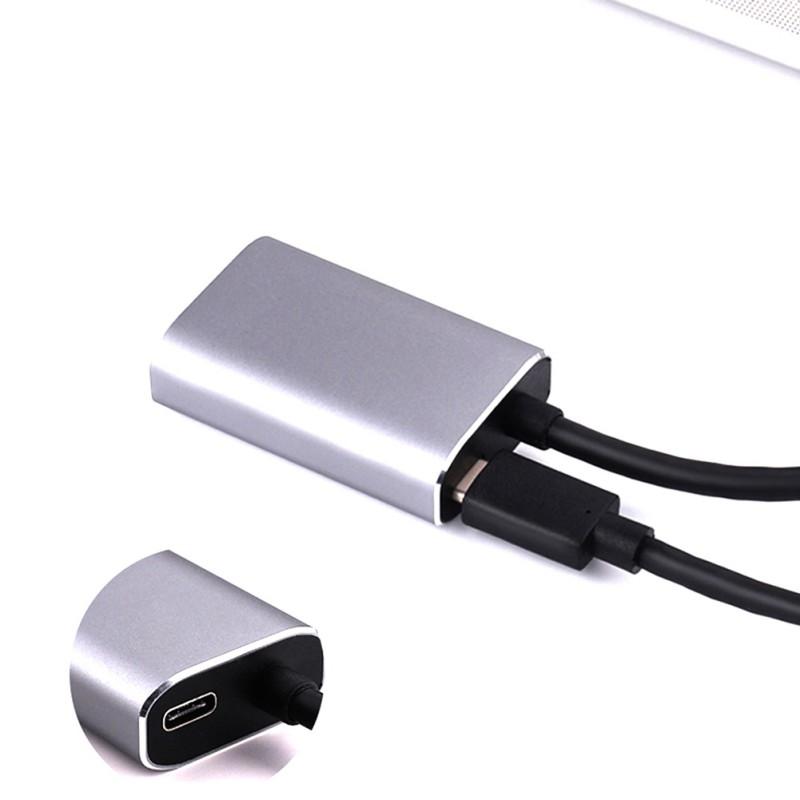 USB Type C к Адаптер Аудио Конвертер С Поддержкой Питания Совместимый для Switch Компьютерный Экранный Кабель