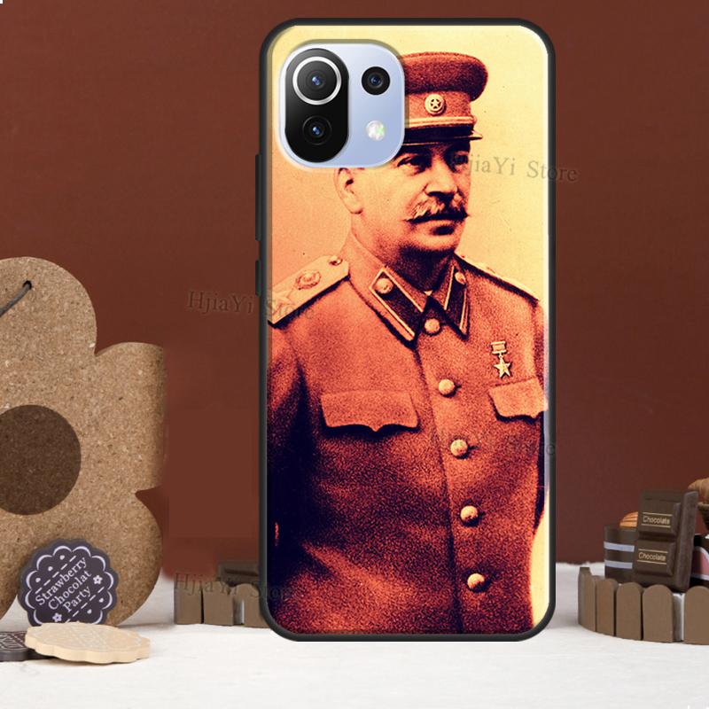 Russian Commander Stalin Funda For POCO F5 X3 X4 X5 Pro F4 GT C40 F3 Case For Xiaomi 11T 12T Pro 12 X 13 Lite Cover