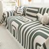 High Sense Sofa Slipcover Full Cover Cloth Nordic Stripes Sofa Towel Sofa Cover Non-Slip Dustproof Cloth